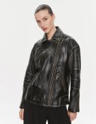 Max&Co Geacă de piele Ugolina Negru Regular Fit