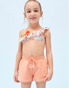 Mayoral Pantalon scurți din material 607 Portocaliu Regular Fit