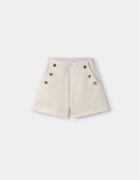 Mayoral Pantalon scurți din material 6267 Écru Regular Fit