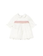 Mayoral Rochie elegantă 2818 Écru Regular Fit
