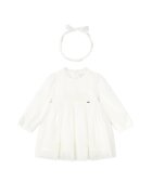 Mayoral Rochie elegantă 2902 Écru Regular Fit