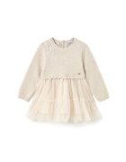 Mayoral Rochie elegantă 2905 Écru Regular Fit
