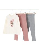 Mayoral Set 2 perechi de leggings și bluză 4724 Slim Fit