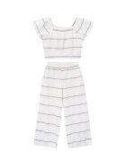 Mayoral Set bluză și pantalon 3593 Écru Regular Fit