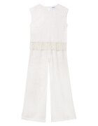 Mayoral Set bluză și pantalon 6558 Écru Relaxed Fit