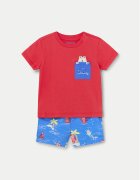 Mayoral Set de tricou și costum de baie 1650 Regular Fit