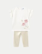 Mayoral Set tricou și leggings 1734 Regular Fit