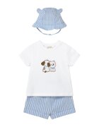 Mayoral Set tricou și pantaloni scurți 1276 Albastru celest Regular Fit