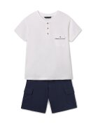 Mayoral Set tricou și pantaloni scurți 6676 Regular Fit