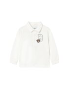 Mayoral Tricou polo 2101 Écru Regular Fit