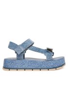 Melissa Sandale Flowing Platform Denim Ad M 36132