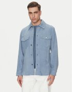 Michael Kors Geacă de piele CS5800P4R4 Albastru celest Regular Fit