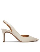 Michael Michael Kors Pantofi cu toc subțire Alina Flex Sling Pump 40R4HNMP1L Écru
