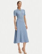 Michael Michael Kors Rochie tricotată MT5834F33D Albastru celest Regular Fit