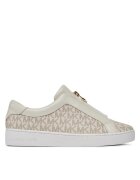 Michael Michael Kors Sneakers Keaton Zip Slip On 43R4KTFP2B Écru