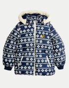 Mini Rodini Geacă din puf Flowers 2471011660 Regular Fit