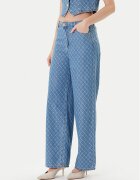 Morgan Blugi 252-PSTEL Albastru Wide Leg