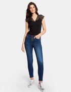 Morgan Bluză 222-DELO Negru Regular Fit