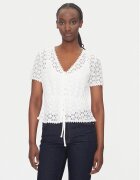 Morgan Bluză 231-DATE Alb Slim Fit