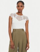 Morgan Bluză 232-DGIULIA Alb Slim Fit
