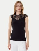 Morgan Bluză 232-DGIULIA Negru Slim Fit