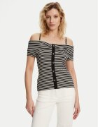 Morgan Bluză 241-DROPEZ Negru Slim Fit
