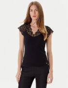 Morgan Bluză 251-DELI Negru Slim Fit