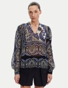 Morgan Bluză 251-OJAL.F Bleumarin Regular Fit