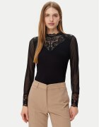 Morgan Bluză 251-TIAMO Negru Slim Fit