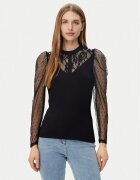 Morgan Bluză 251-TSAGE Negru Regular Fit