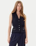 Morgan Bluză 252-COZIP Bleumarin Slim Fit