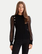Morgan Bluză 252-MALIA Negru Regular Fit
