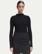 Morgan Bluză 252-MROYA Negru Slim Fit