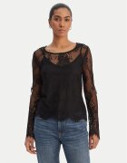 Morgan Bluză 261-TCITY Negru Regular Fit