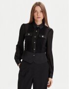 Morgan Cămașă 232-CLOCLO Negru Regular Fit
