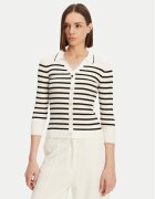 Morgan Cardigan 251-MAEL Alb Slim Fit