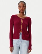 Morgan Cardigan 252-MIZOR Roșu Slim Fit