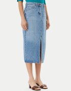 Morgan Fustă de blugi 251-JROMA Albastru Regular Fit