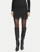 Morgan Fustă mini 262-JBOK.F Negru Slim Fit