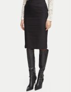Morgan Fustă tip creion 242-JROSE.F Negru Slim Fit