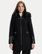Morgan Palton de lână 222-GSIBIL Negru Regular Fit