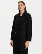 Morgan Palton de lână 242-GITI Negru Loose Fit