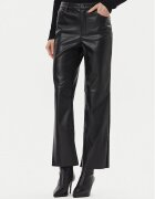 Morgan Pantaloni din imitație de piele 252-PEMPER Negru Flared Leg