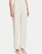 Morgan Pantaloni din material 242-POYA.F Écru Straight Fit