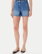Morgan Pantaloni scurți de blugi 251-SHAMIZ Albastru Slim Fit