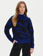 Morgan Pulover 242-MFELIX Albastru Regular Fit