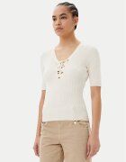 Morgan Pulover 251-MFEMI Bej Slim Fit