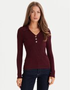 Morgan Pulover 252-MBANOU Vișiniu Slim Fit