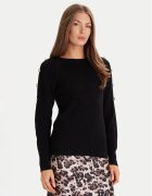 Morgan Pulover 252-MTECNA Negru Regular Fit