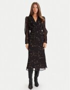 Morgan Rochie cocktail 252-ROOD.F Negru Regular Fit